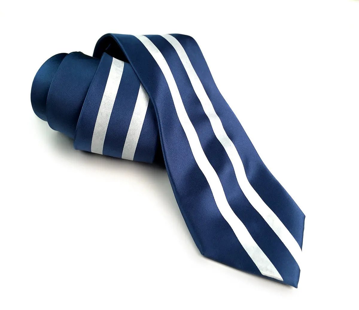 Racing Stripes: Side Oiler Silk Necktie 1
