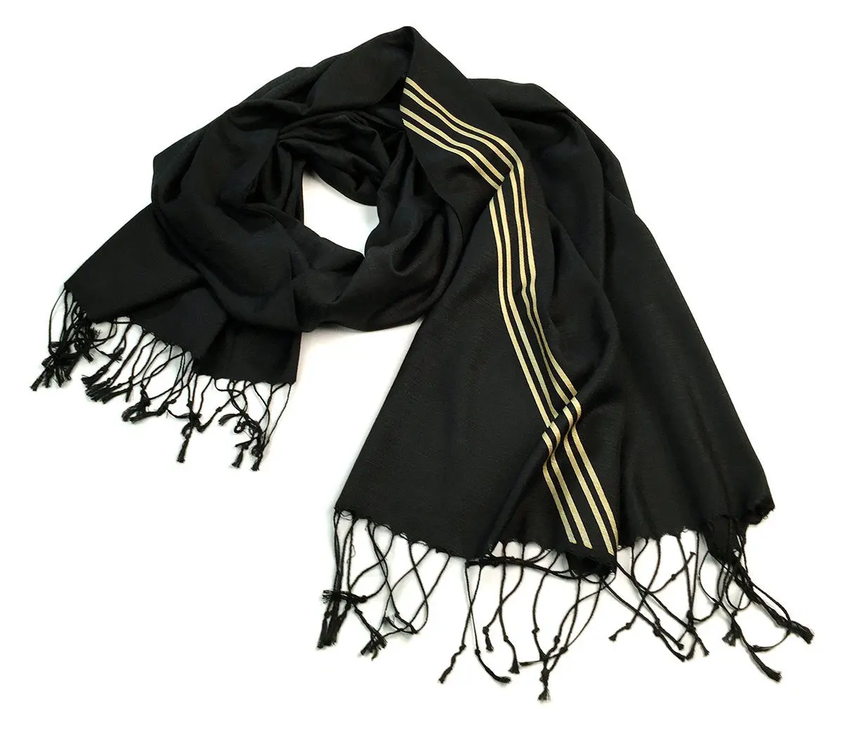 Racing Stripes: Special Formula Linen-Weave Pashmina 1