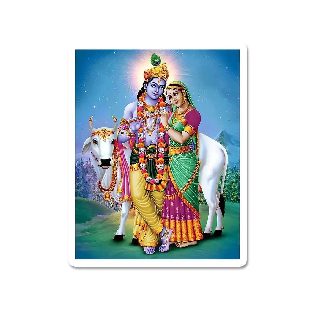 Radha Krishna Sticker 1