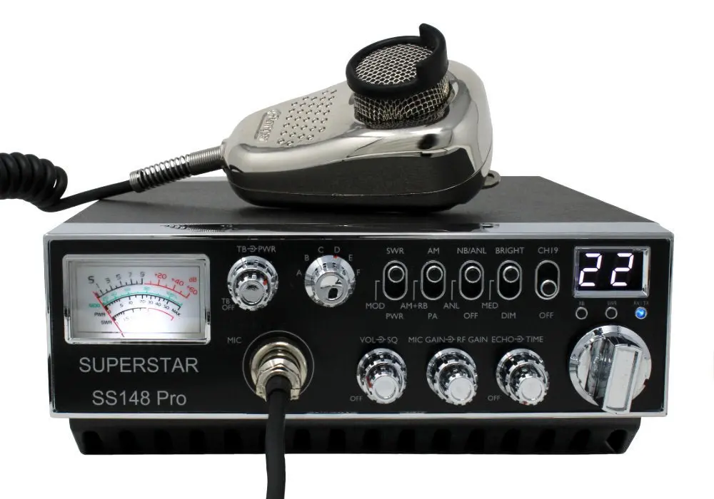 Ranger 10 Meter Radio - Superstar Ss148pro 300 Watt 10 Meter Amateur Transceiver Radio 1