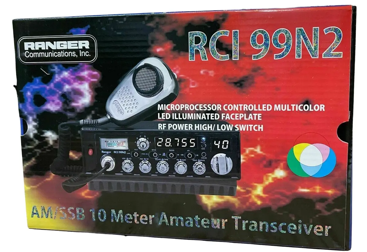 Ranger Rci-99N2 200 Watt Ssb/Am 10 Meter Amateur Transceiver Radio Brand New 1