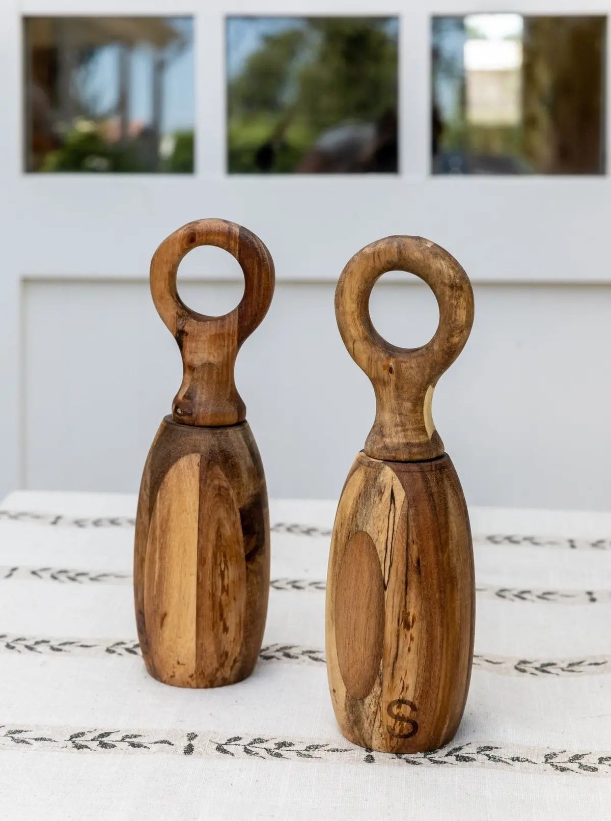 Ring Top Salt & Pepper Mill Set 2