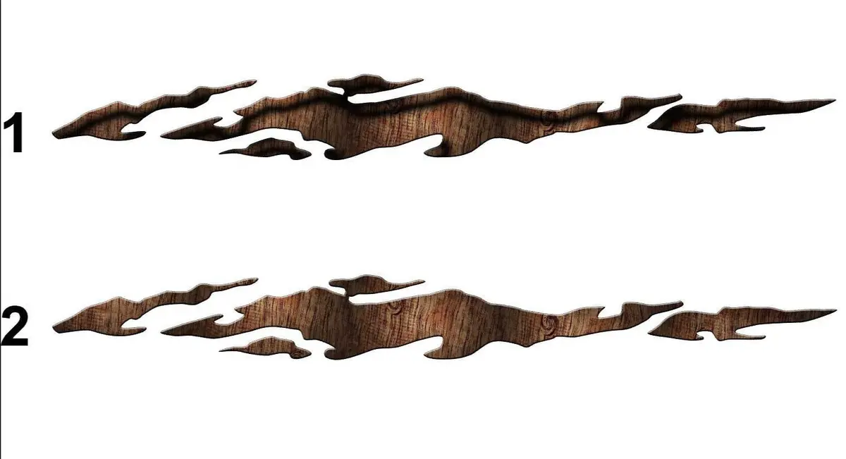 Ripper Wood Grain Vinyl Decal Graphics For Boats 3