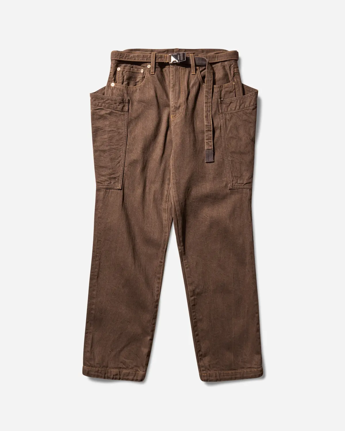 Men's Denim Pants Brown 1