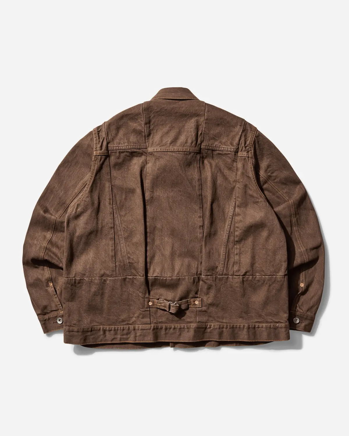 Men's Denim Jacket Brown 2