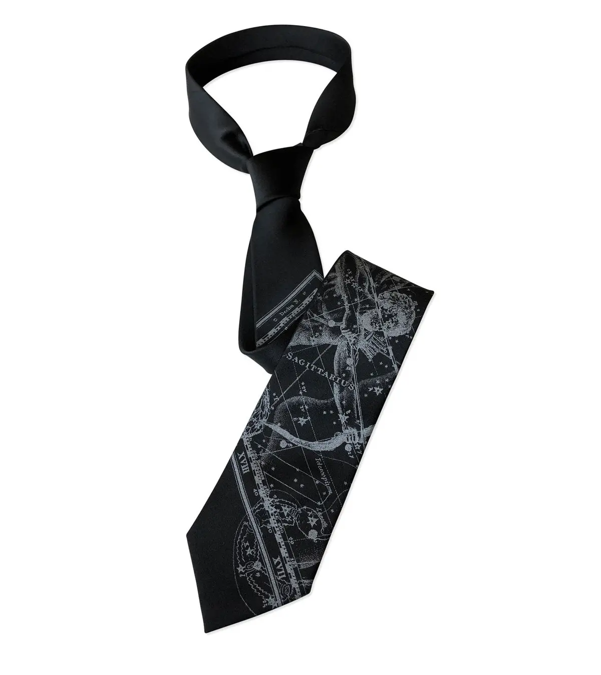 Sagittarius Necktie, Zodiac Constellation Print Tie 11