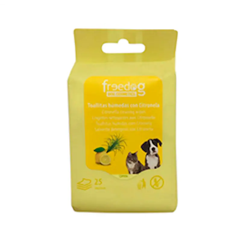 Free Dog - Salviette Detergenti Citronella - 25 Pz 1
