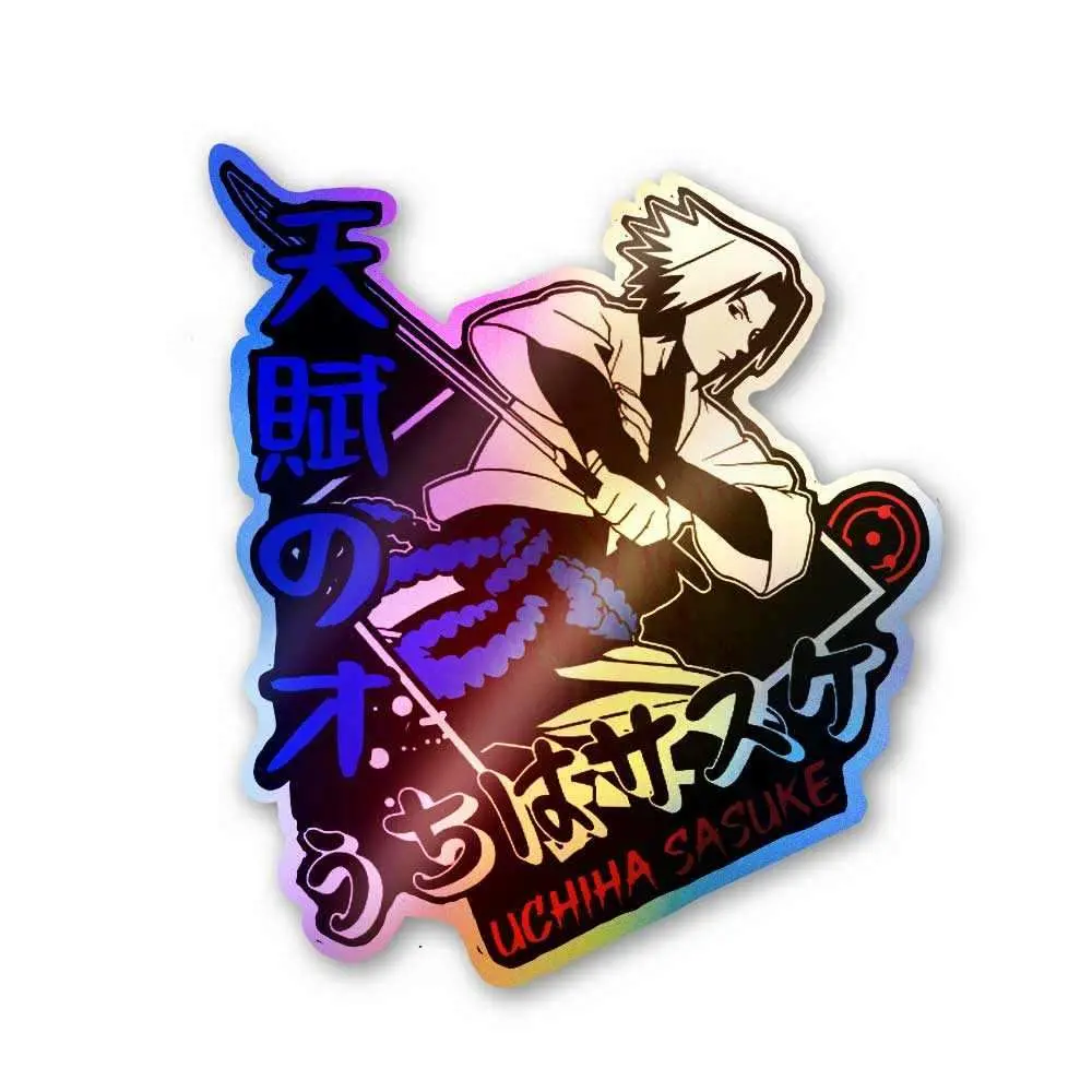 Sasuke Uchiha Holographic Stickers 1