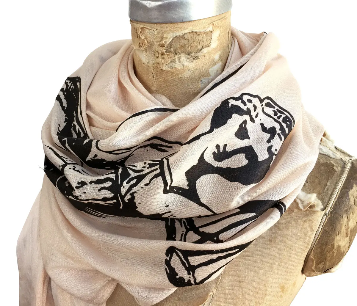 Scales Of Justice Scarf, Luxe Weight Pashmina. Lawyer, Attorney Gift 2