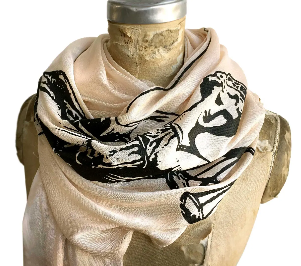 Scales Of Justice Scarf, Luxe Weight Pashmina. Lawyer, Attorney Gift 1