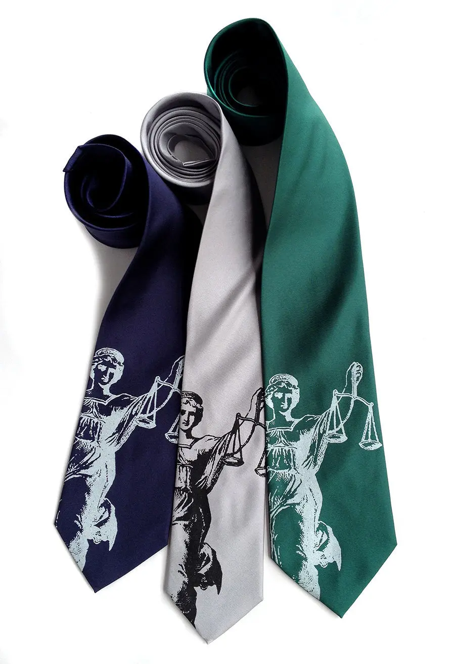 Scales Of Justice Necktie, Lawyer Tie 1