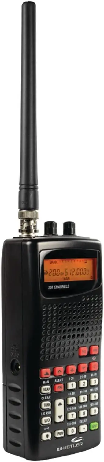 Scanners - Whistler Ws1010 200 Channel Analog Handheld Police Scanner 1