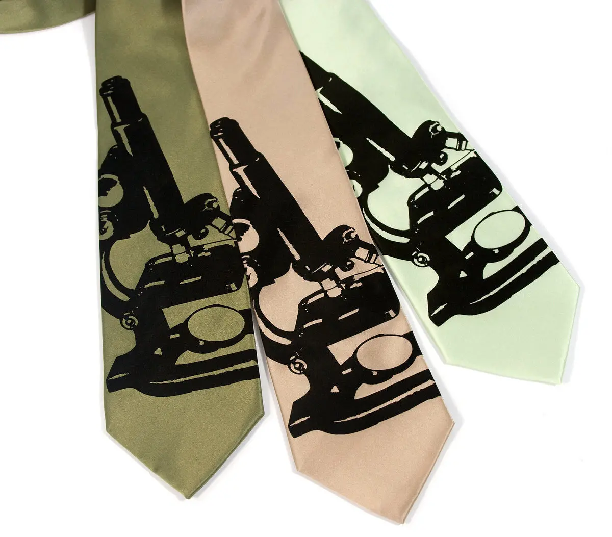Microscope Tie. Science Affair Silk Necktie 1