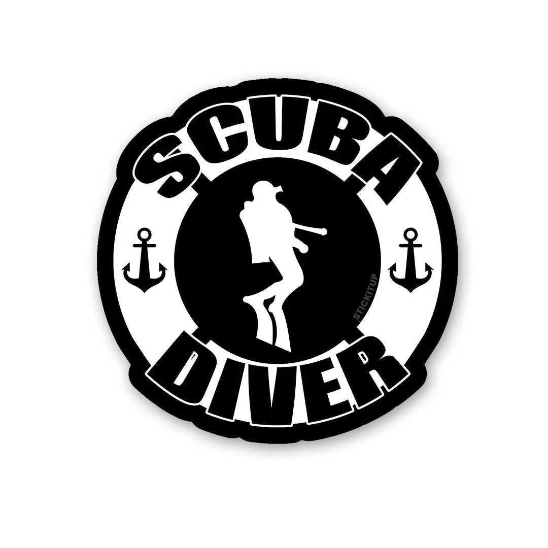 Scuba Diver Sticker 1