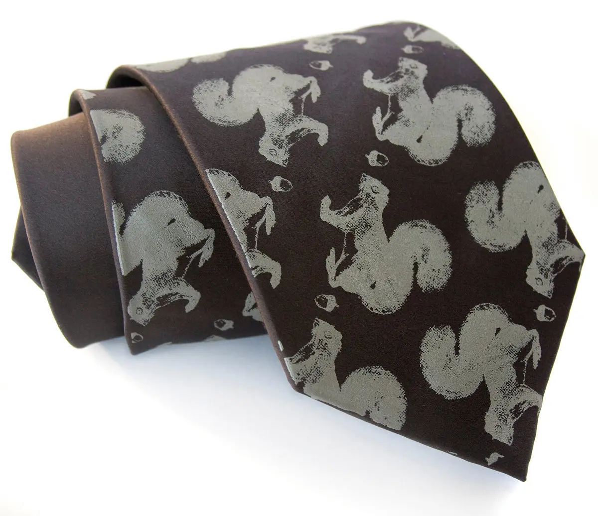 Secret Squirrel Silk Necktie 1