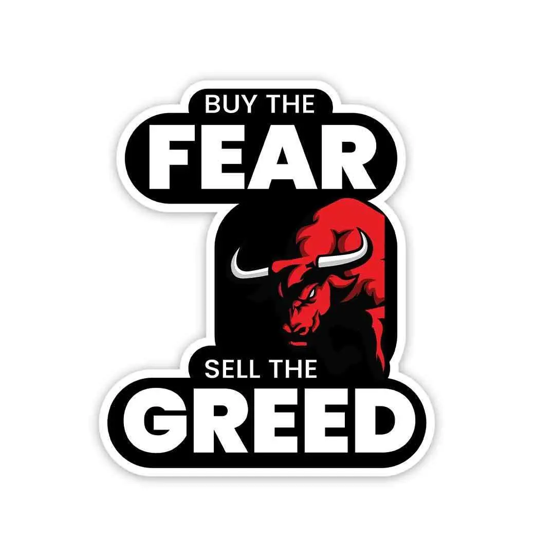 Sell The Greed Sticker 1