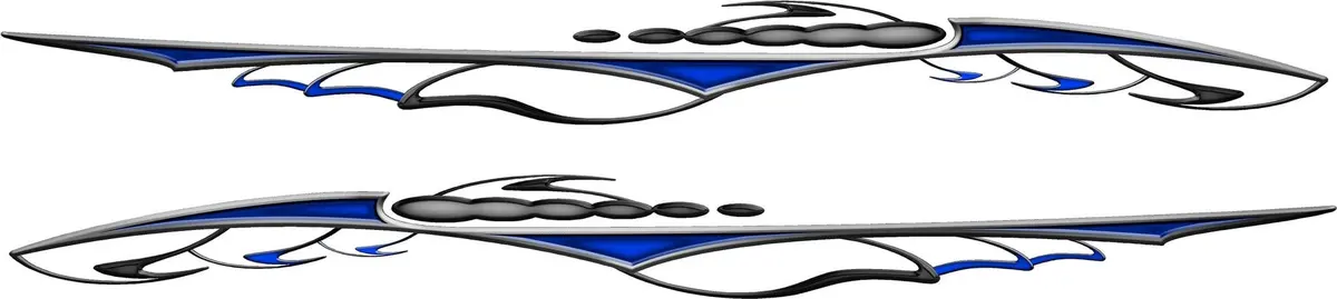 Feedback Stripes Vinyl Boat Decal – Set Of 2 3