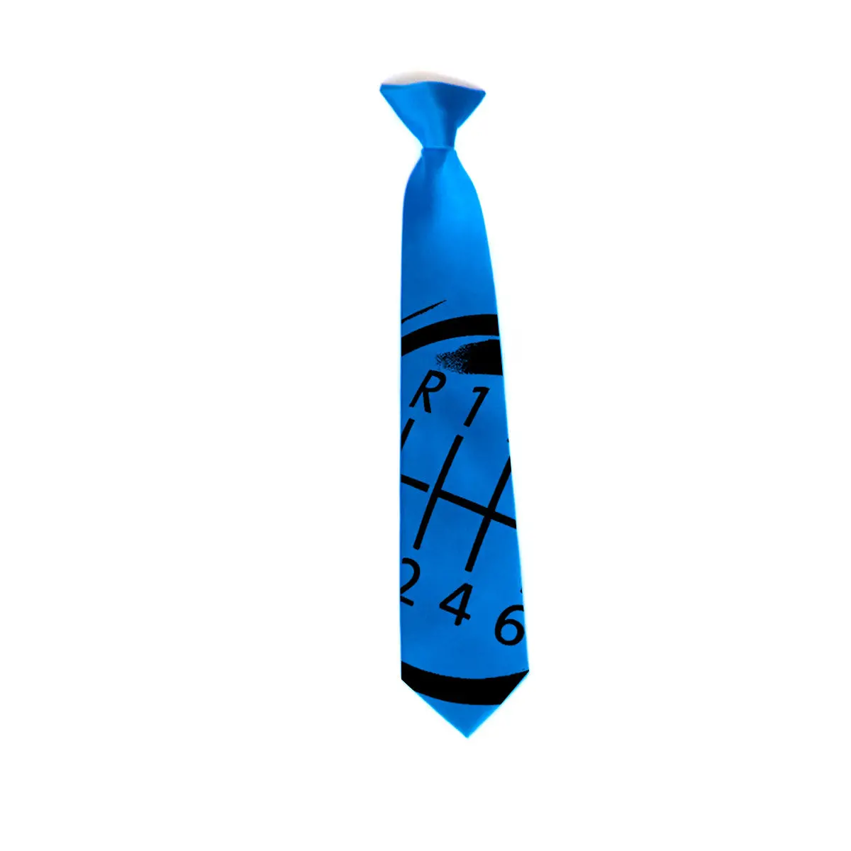 Gear Shift Kids Tie. Boys Clip-On Shifter Knob Necktie. 1