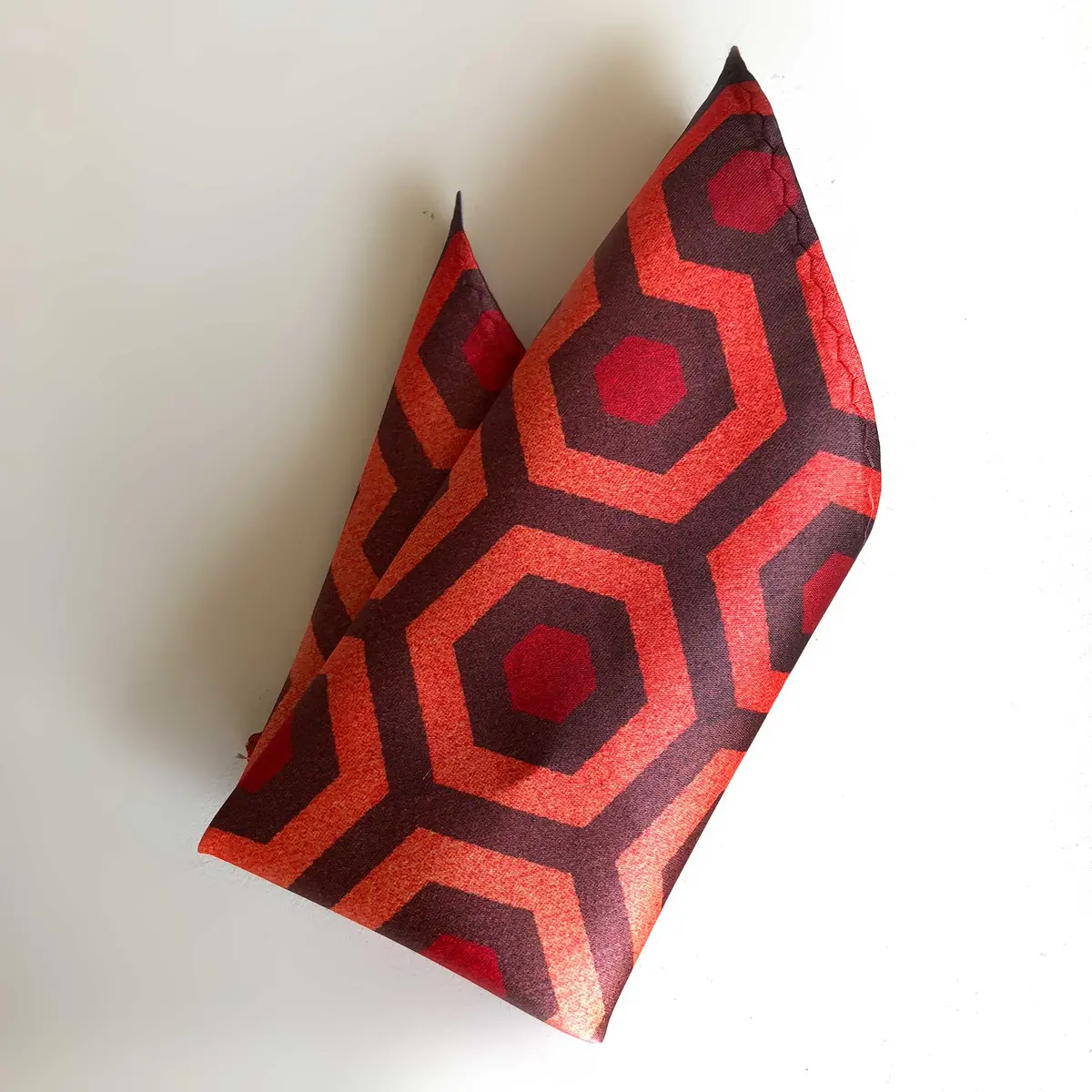 The Shining Inspired Pocket Square, Overlook Hotel Carpet Pattern 2