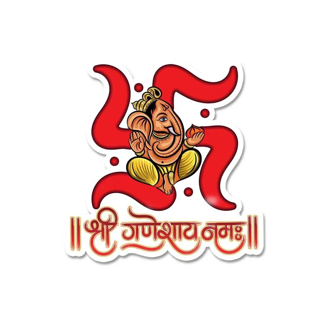 Shree Ganeshay Namah Sticker 1