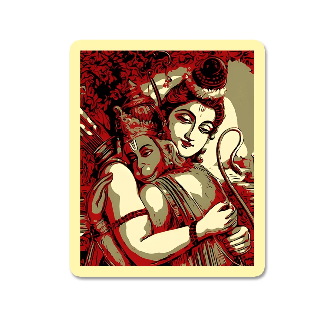 Shri Ram Sticker 1