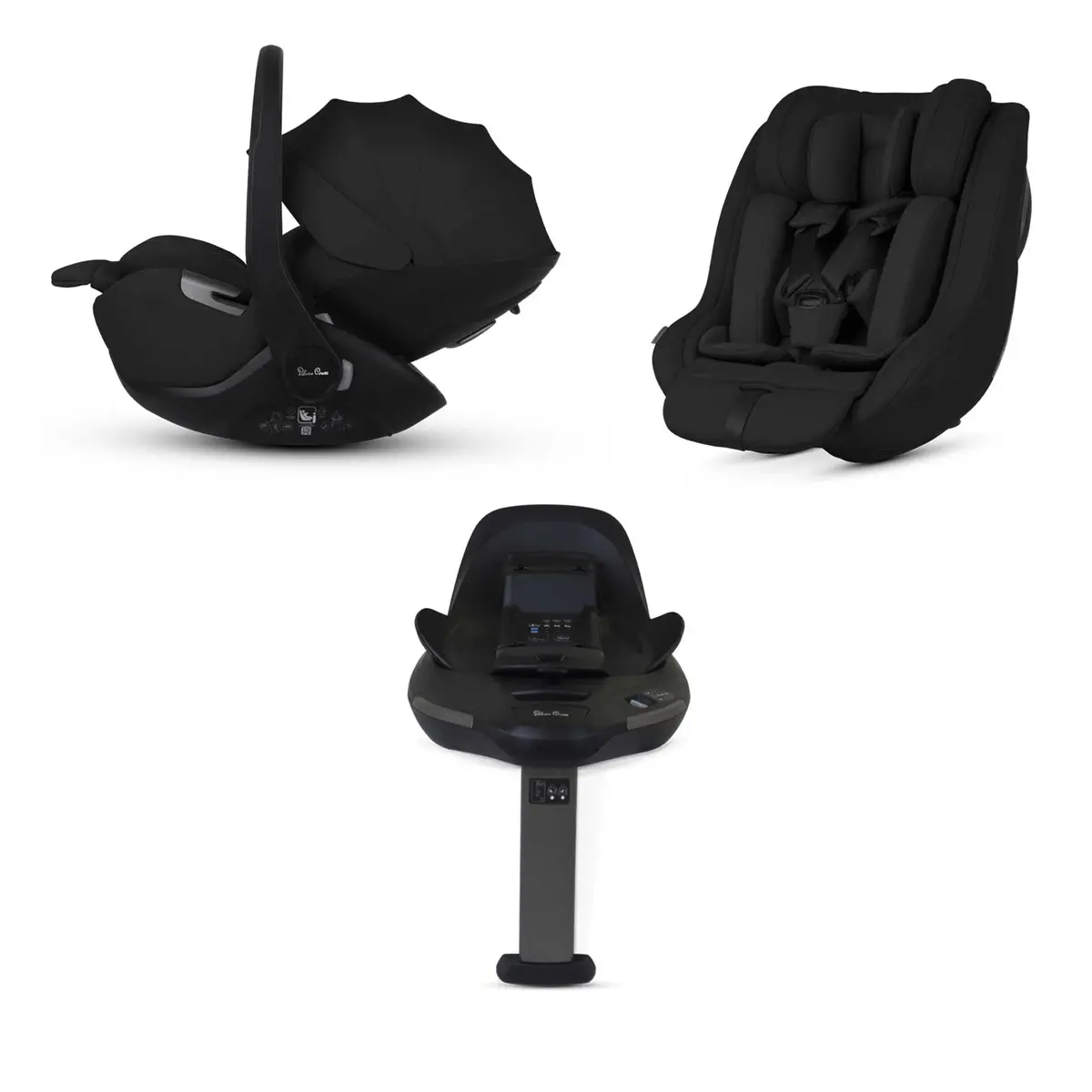 Silver Cross Plus 360 Family Bundle - Iconic Black 1