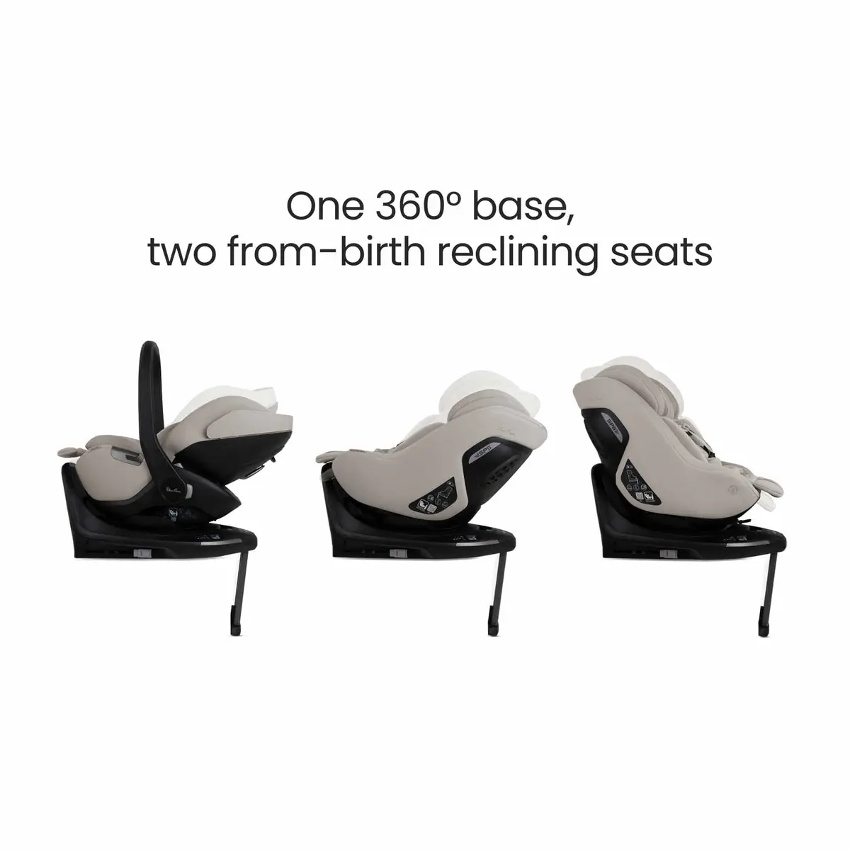 Silver Cross Plus 360 Family Bundle - Natural Taupe 2