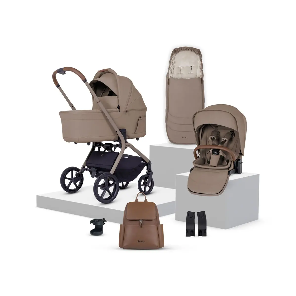 Silver Cross Breez Accessory Bundle - Champagne 1