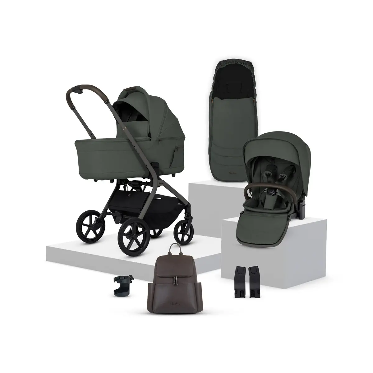 Silver Cross Breez Accessory Bundle - Pewter 1