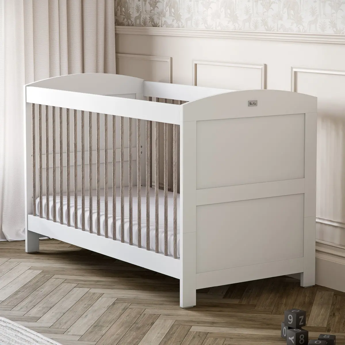 Silver Cross Valencia 2 Piece Wardrobe Room Set - White Ash 4