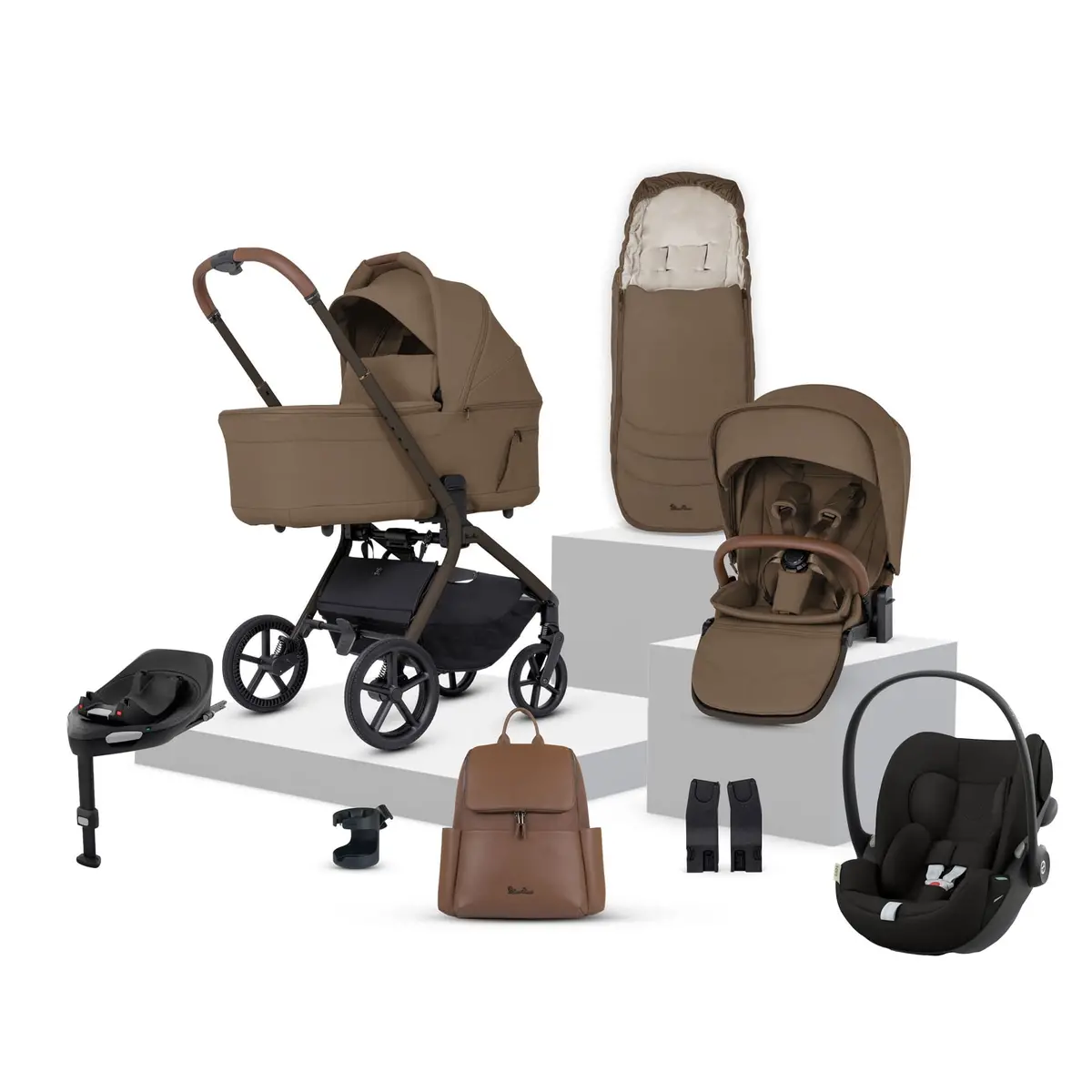 Silver Cross Breez Cybex Travel System - Maple 1