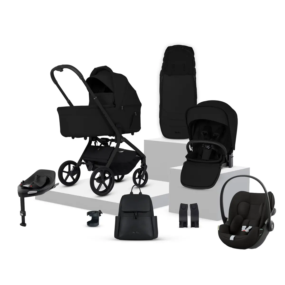 Silver Cross Breez Cybex Travel System - Onyx 1