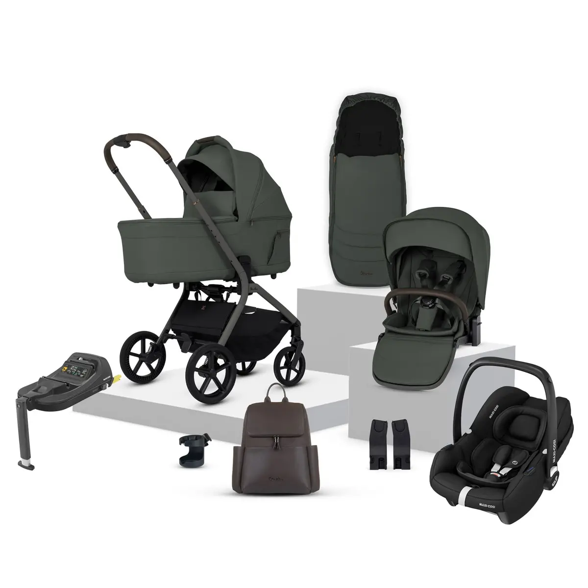 Silver Cross Breez Maxi-Cosi Travel System - Pewter 1