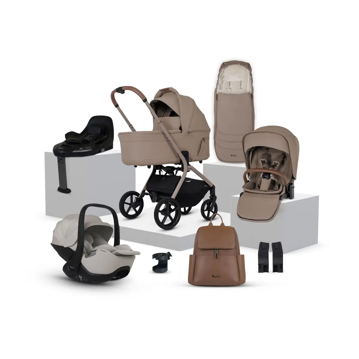 Silver Cross Breez Ultimate 360 Bundle - Champagne 1