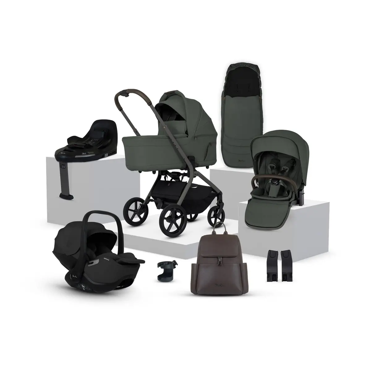 Silver Cross Breez Ultimate 360 Bundle - Pewter 1