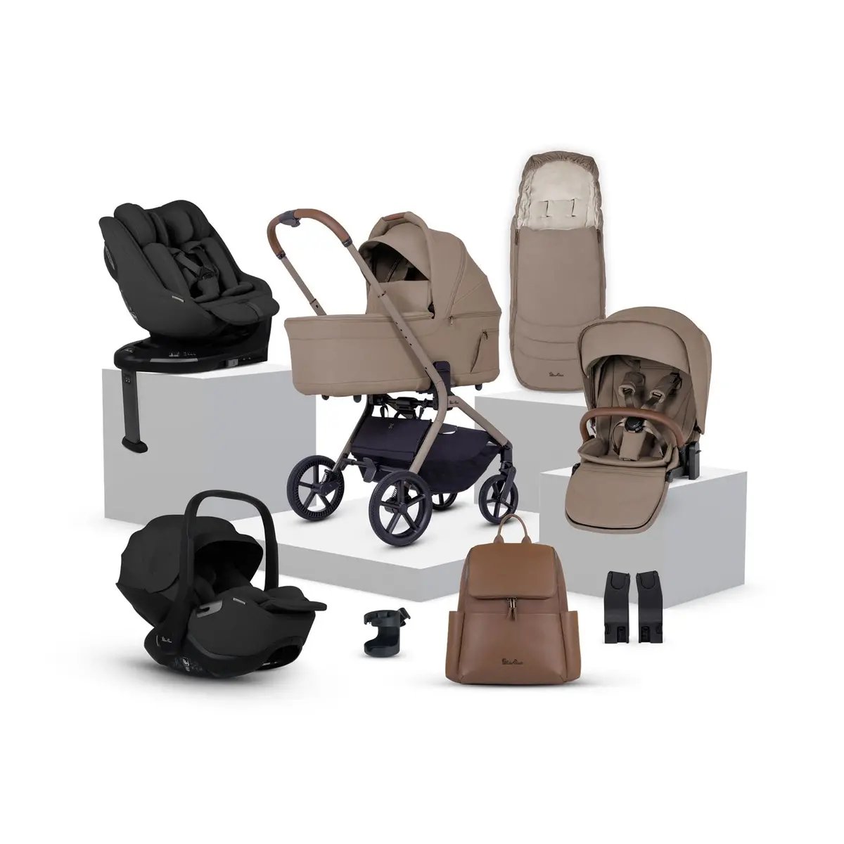 Silver Cross Breez Ultimate Family 360 Bundle - Champagne 2