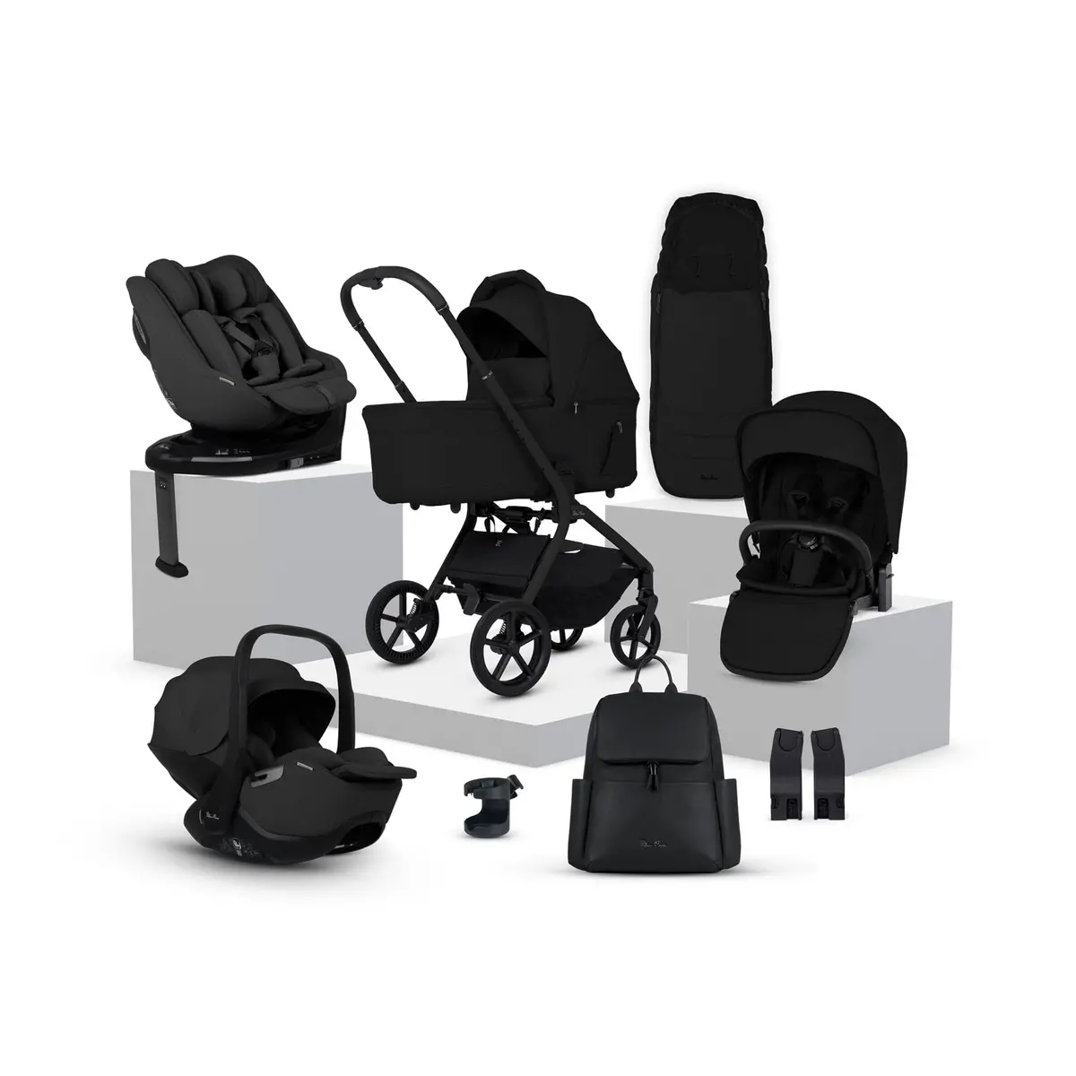 Silver Cross Breez Ultimate Family 360 Bundle - Onyx 1