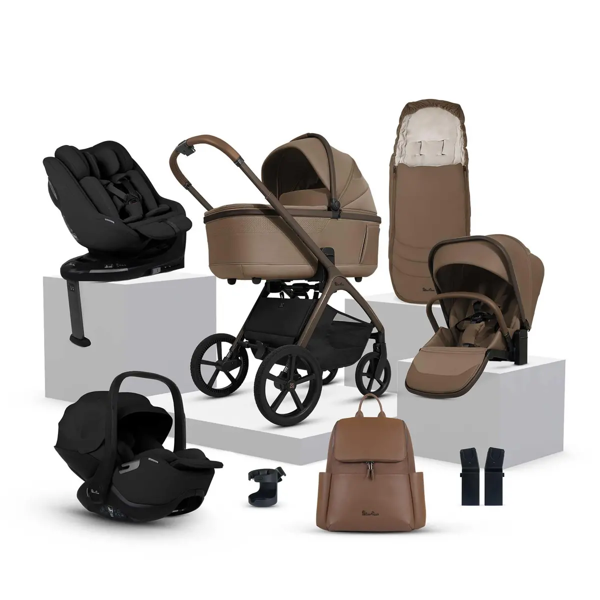 Silver Cross Cove Ultimate 360 Family Car Seat Bundle - Maple 2