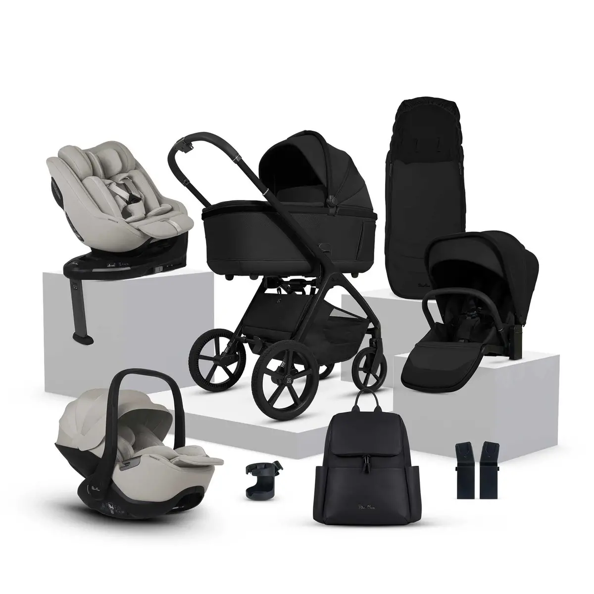 Silver Cross Cove Ultimate 360 Family Car Seat Bundle - Onyx 2