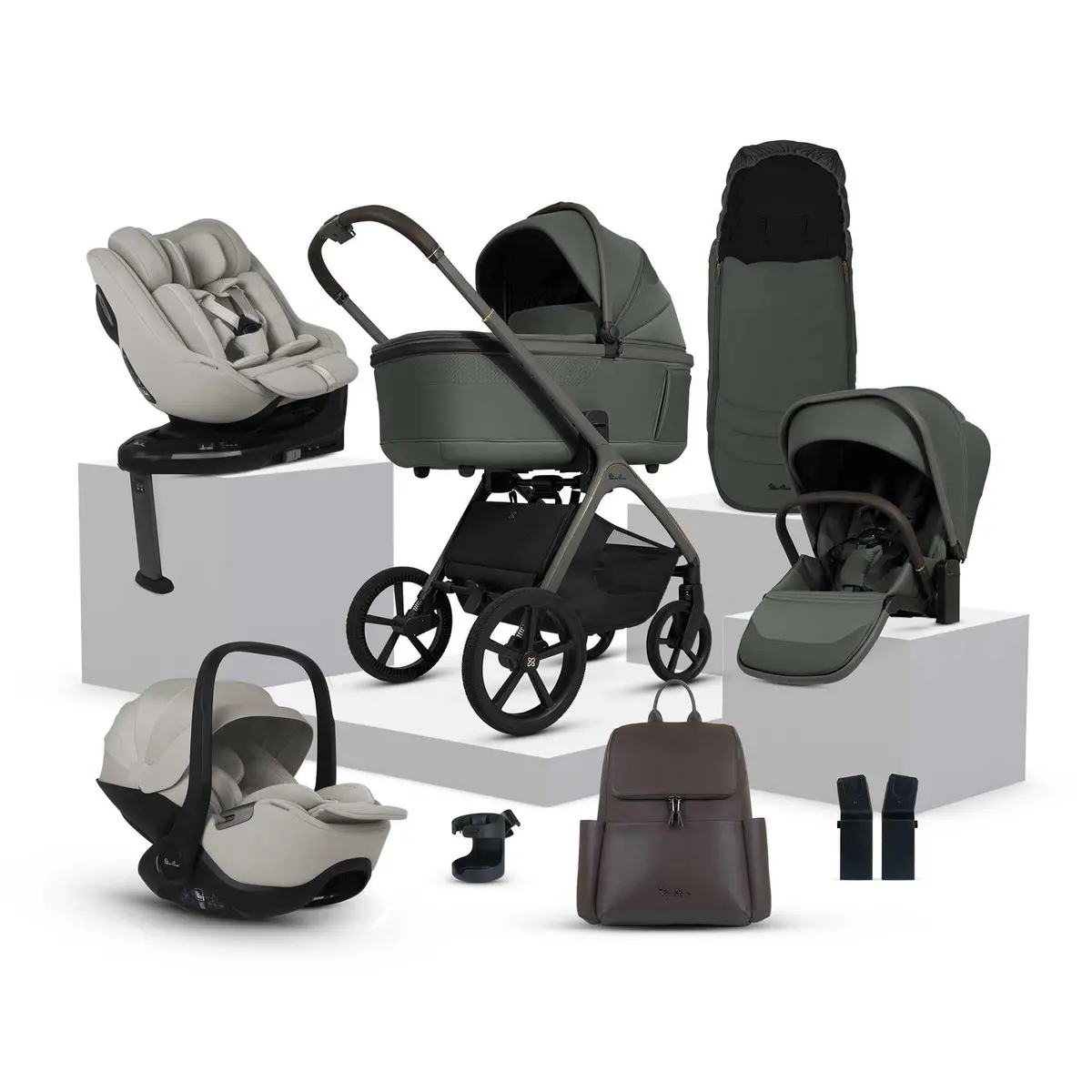 Silver Cross Cove Ultimate 360 Family Car Seat Bundle - Pewter 2