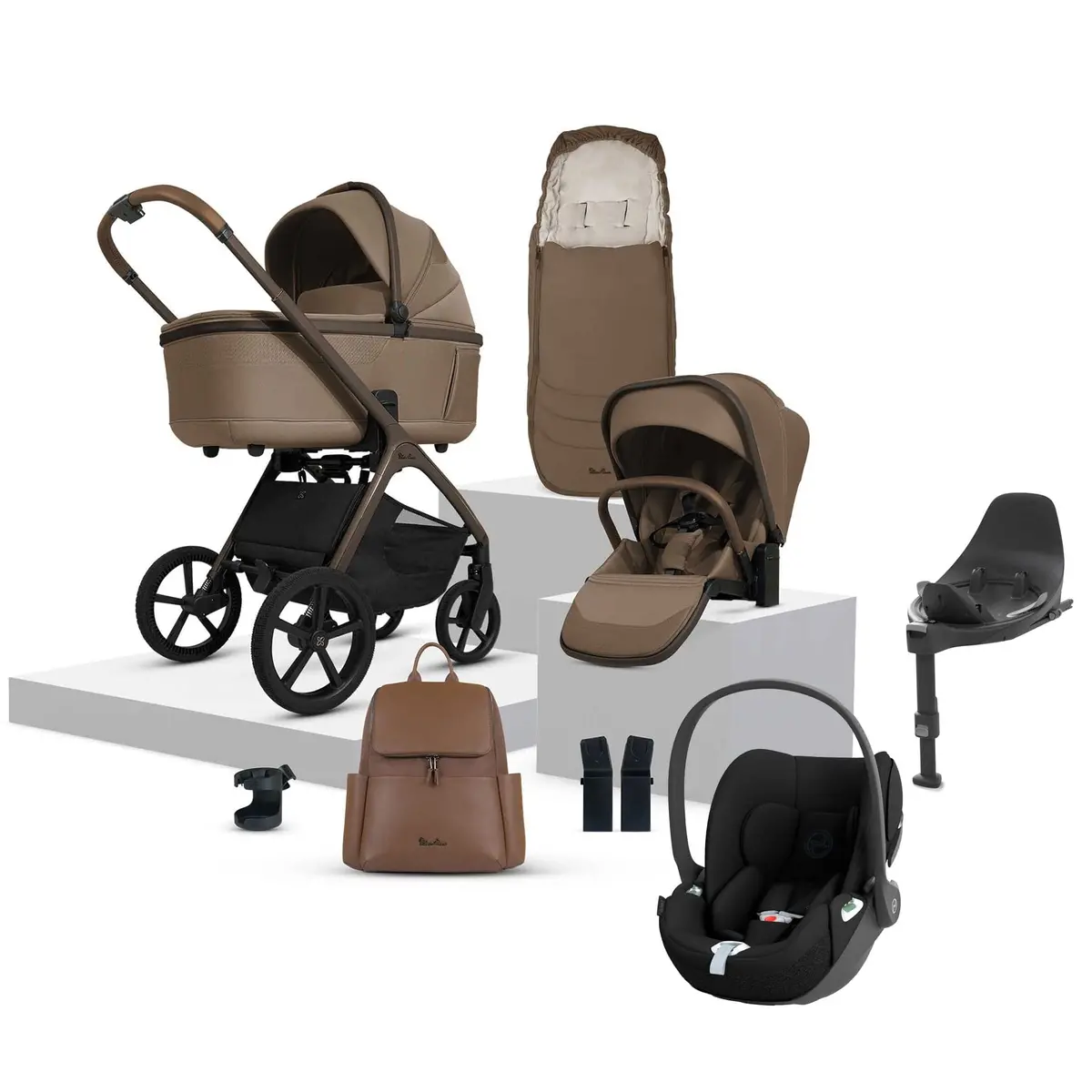 Silver Cross Cove Ultimate Cybex Travel System - Maple 2