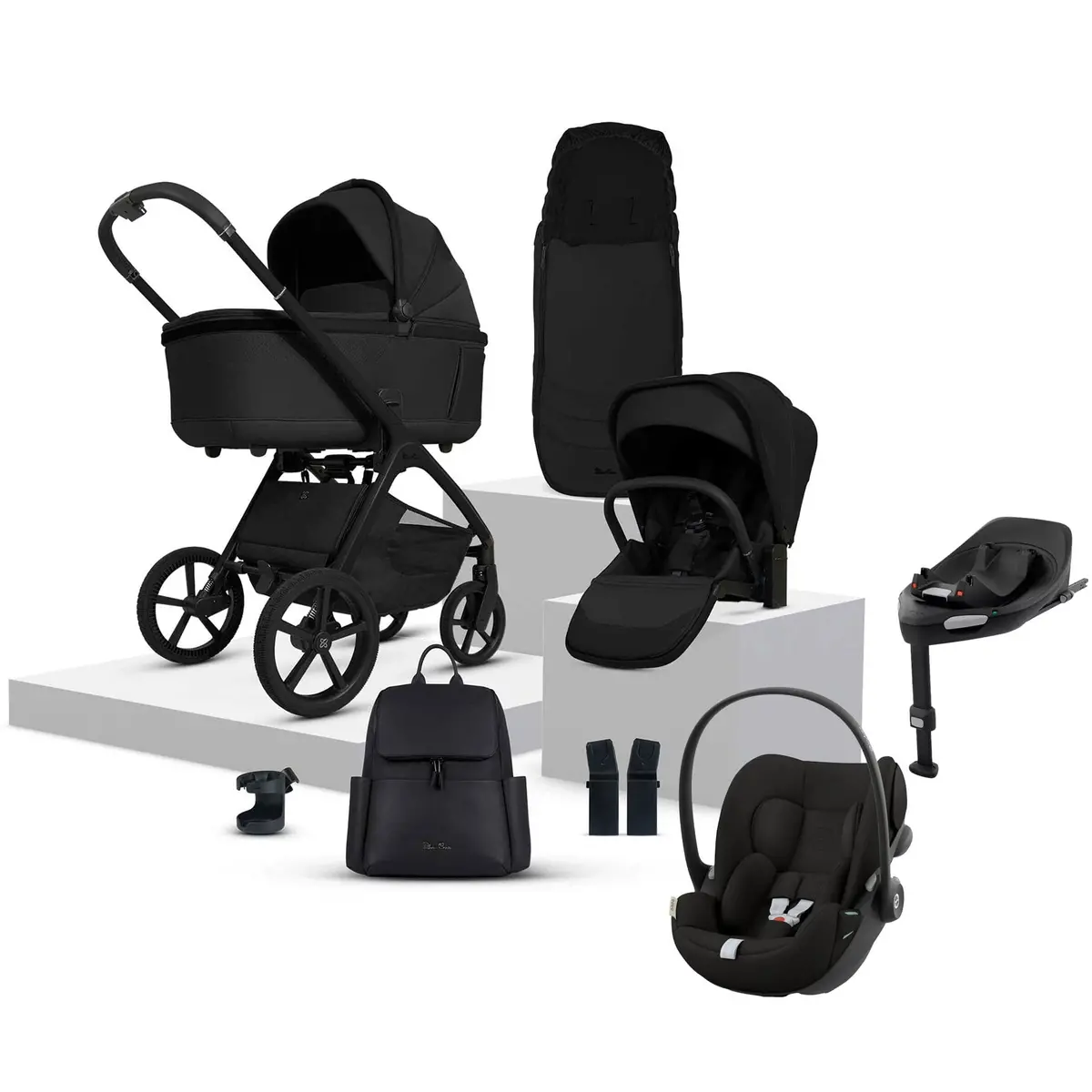 Silver Cross Cove Ultimate Cybex Travel System - Onyx 1