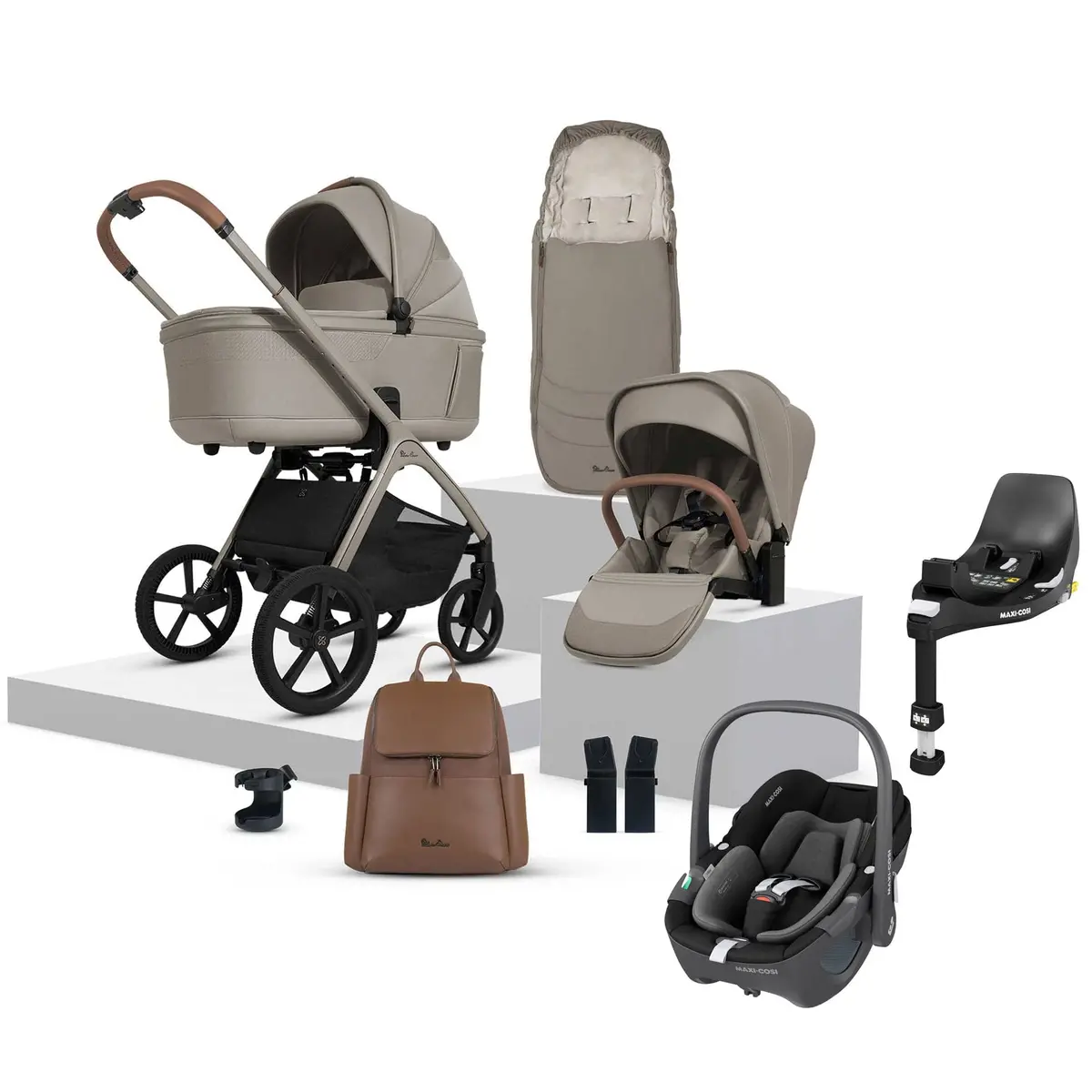 Silver Cross Cove Ultimate Maxi-Cosi Travel System - Champagne 2