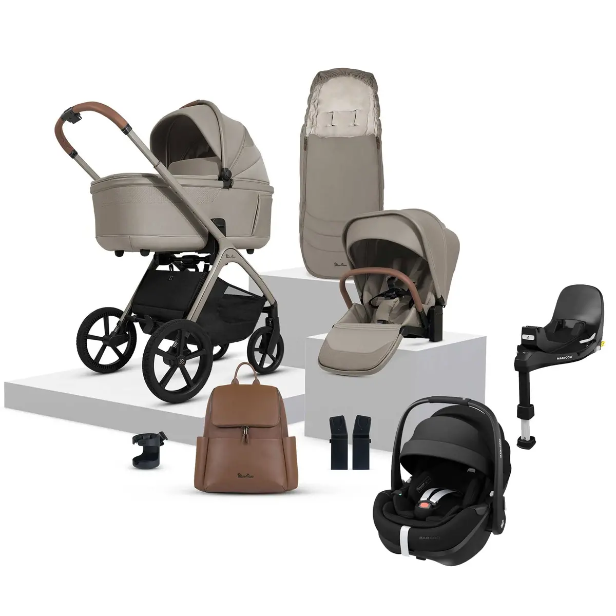 Silver Cross Cove Ultimate Maxi-Cosi Travel System - Champagne 3