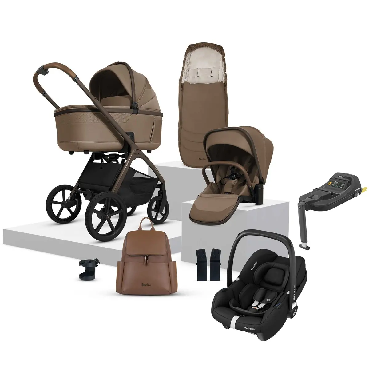 Silver Cross Cove Ultimate Maxi-Cosi Travel System - Maple 1