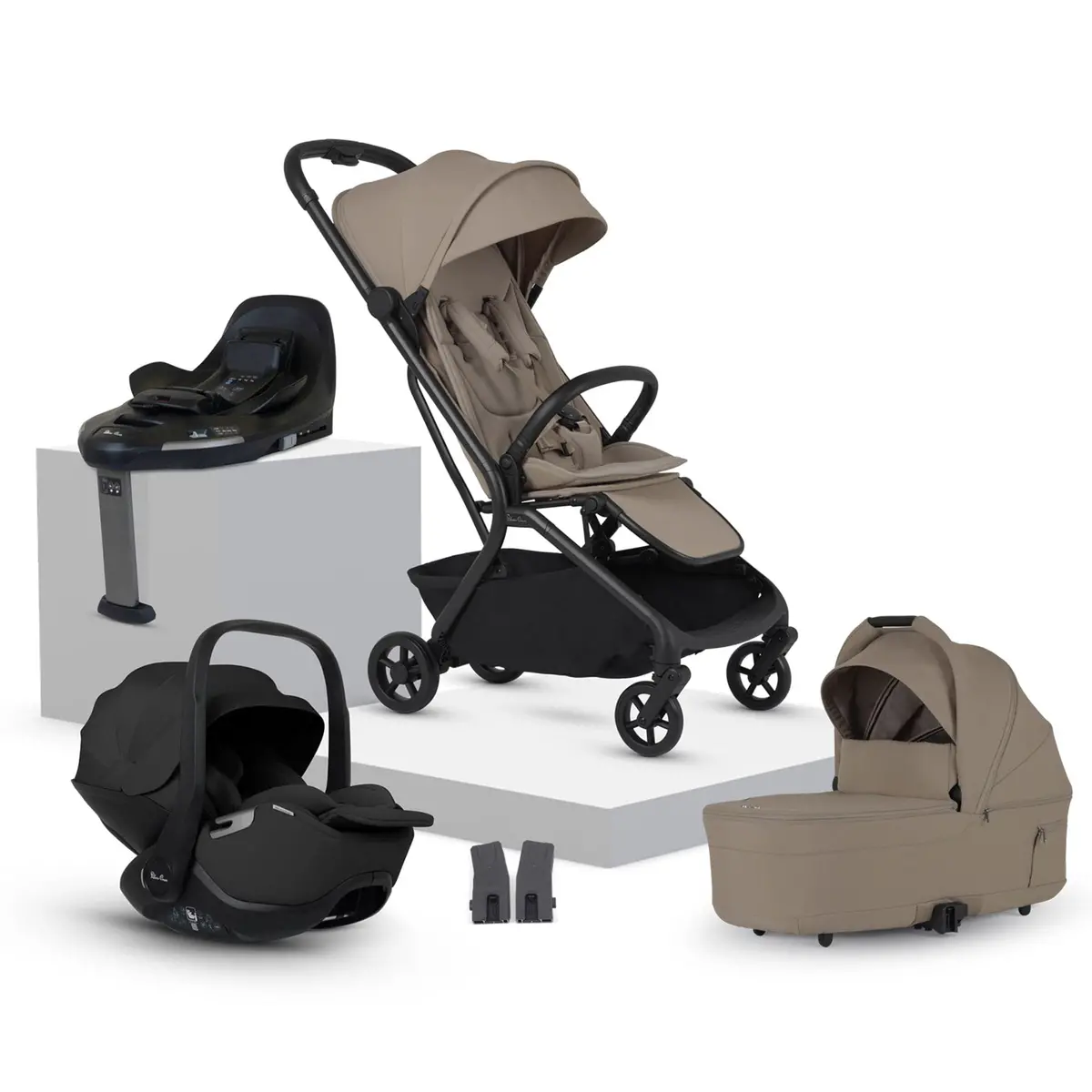 Silver Cross Nia Travel System - Champagne 1