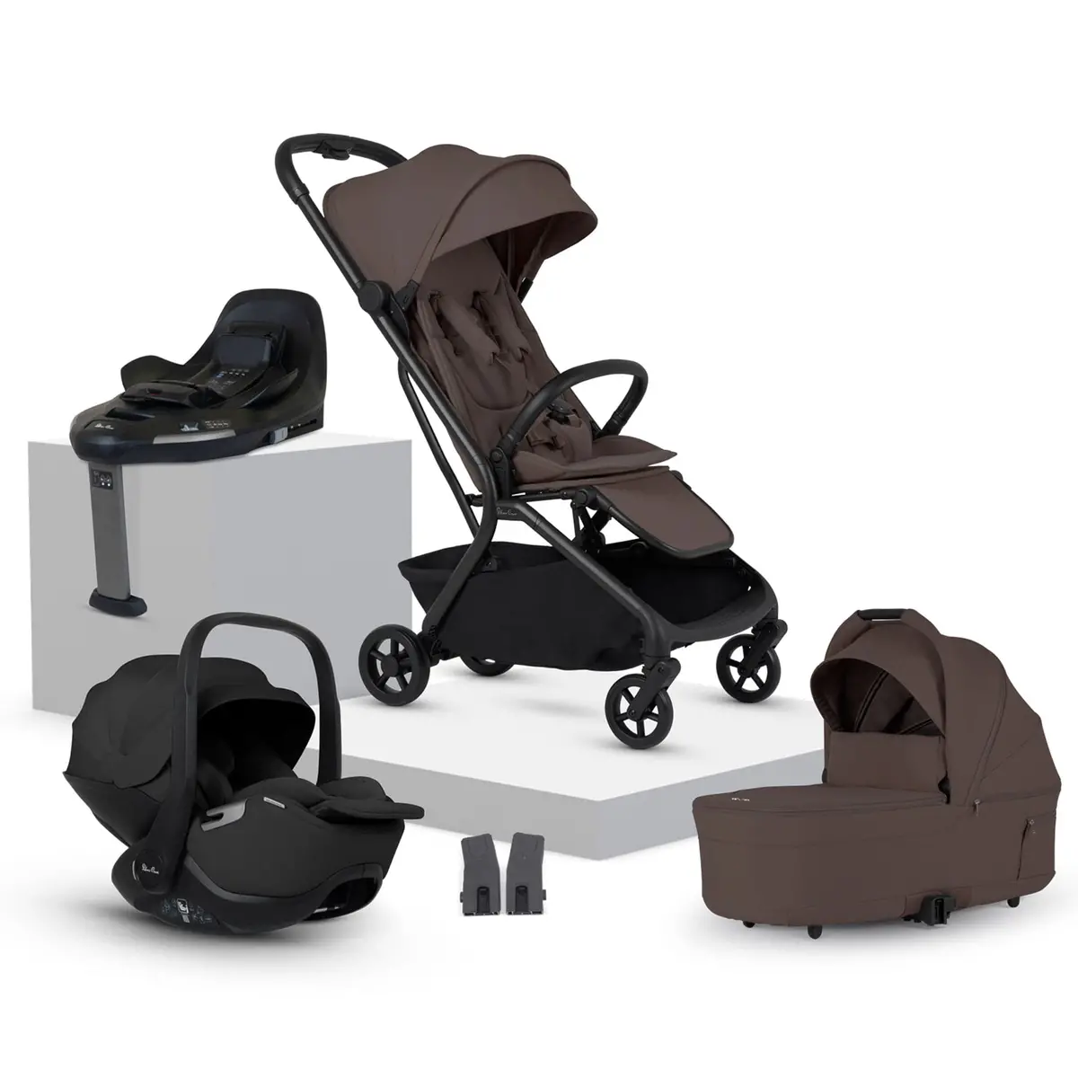 Silver Cross Nia Travel System - Chocolate 1