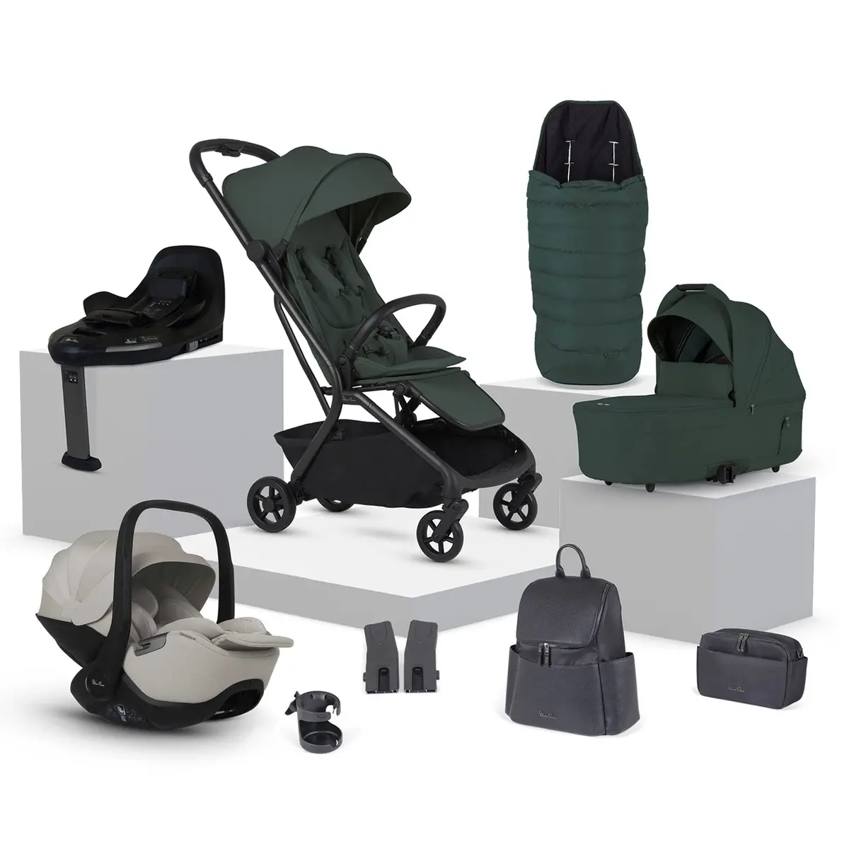 Silver Cross Nia Travel System With Accessories - Conifer 2