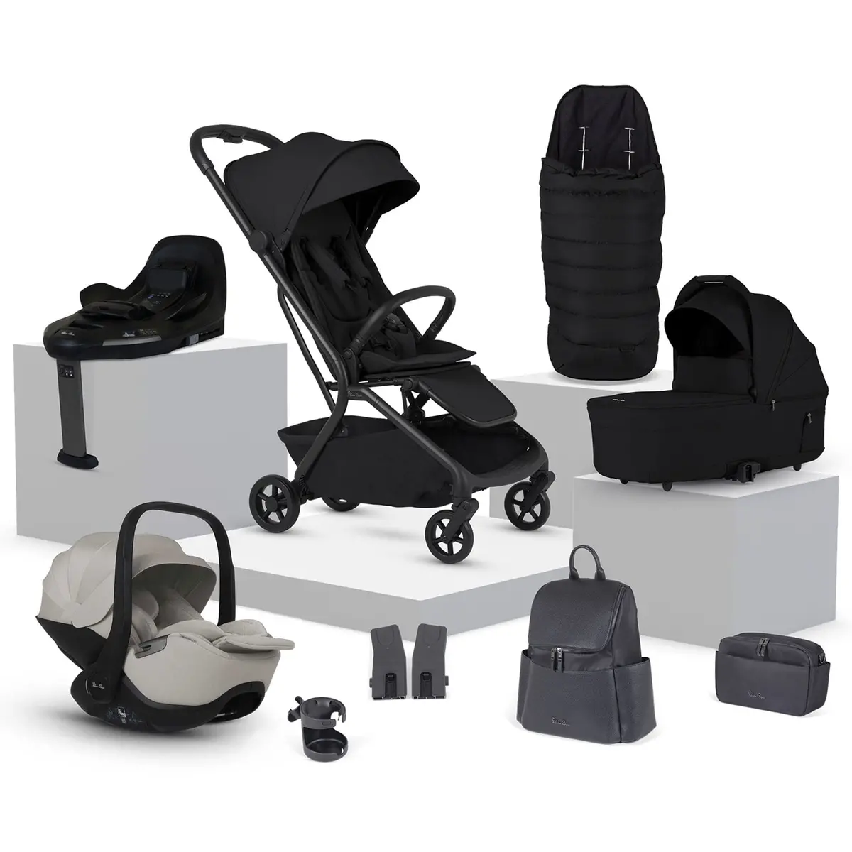 Silver Cross Nia Travel System With Accessories - Onyx 2