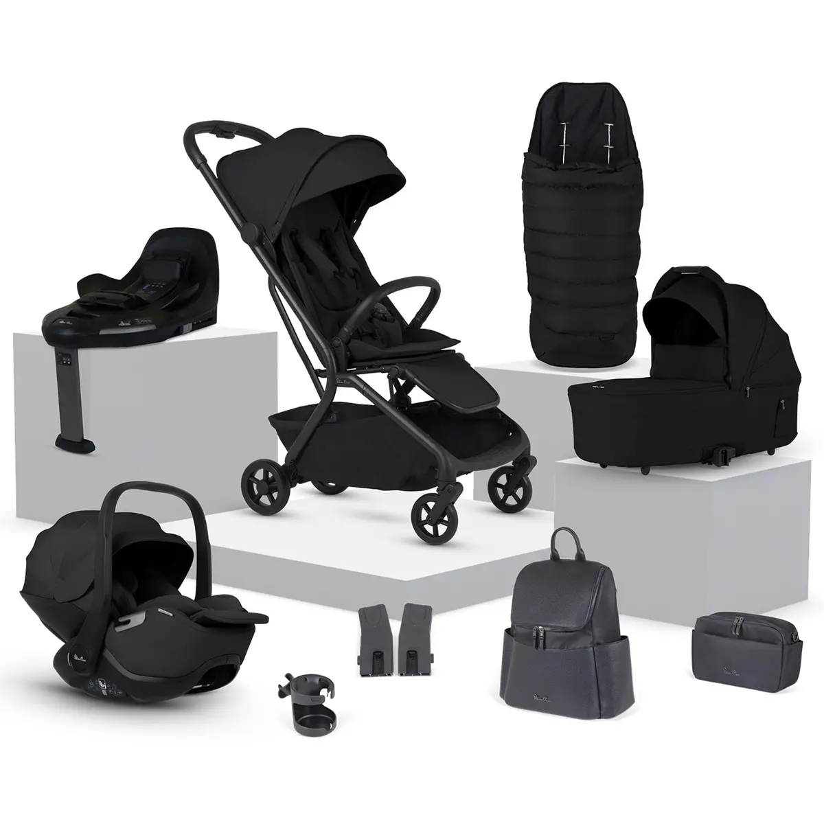 Silver Cross Nia Travel System With Accessories - Onyx 1